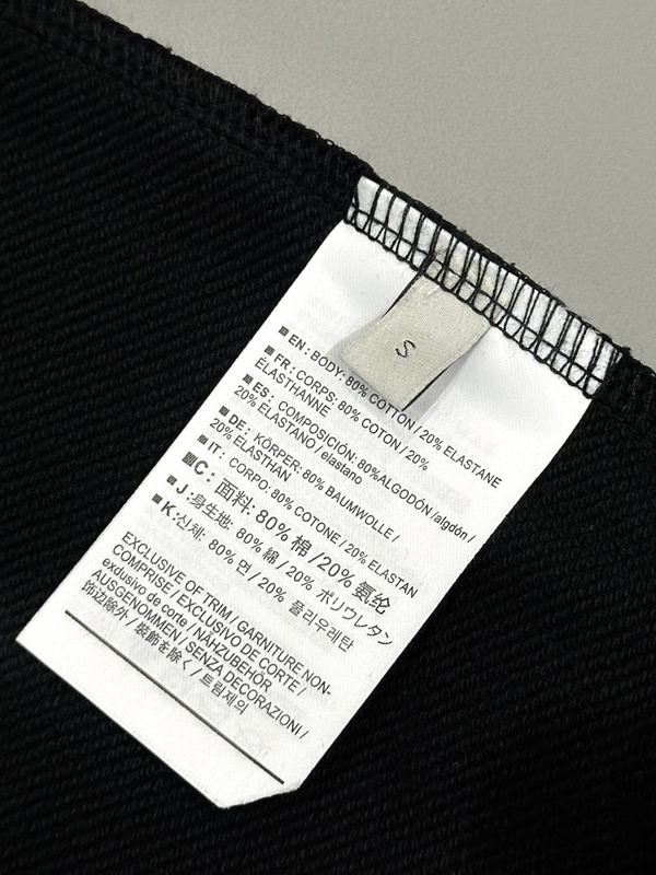 ブランドパーカー角部分ディテール